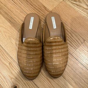 Tan colored mules